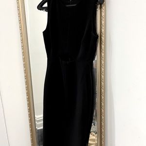 Slinky black dress from Mango